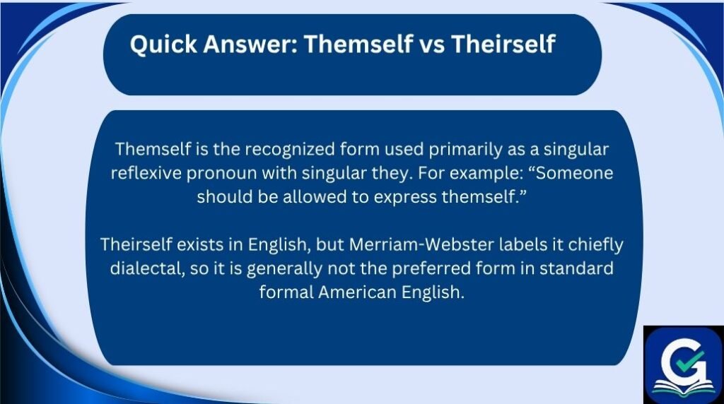 themself vs theirself