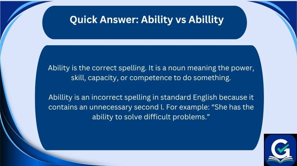ability vs abillity
