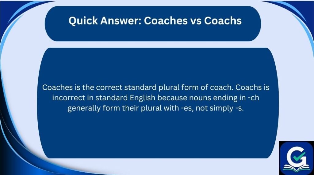 coaches vs coachs
