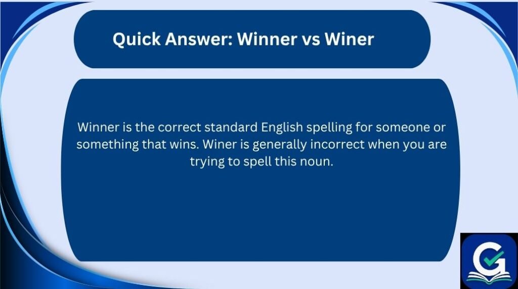 winner vs winer