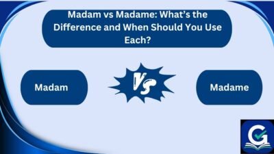 madam vs madame