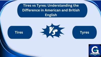 tires vs tyres