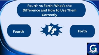 Fourth vs Forth