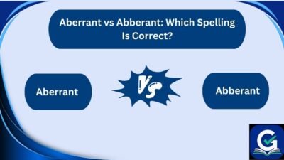 aberrant vs abberant