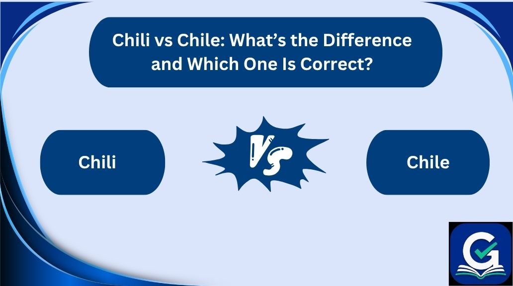 chili vs chile
