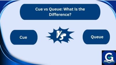 cue vs queue