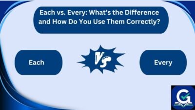 each vs every