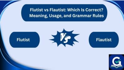 flutist vs flautist